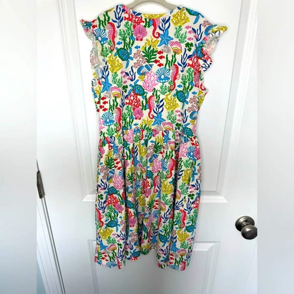 Mini Boden Coral Cove Sleeveless Dress Girls Size 11-12Y - Picture 6 of 6